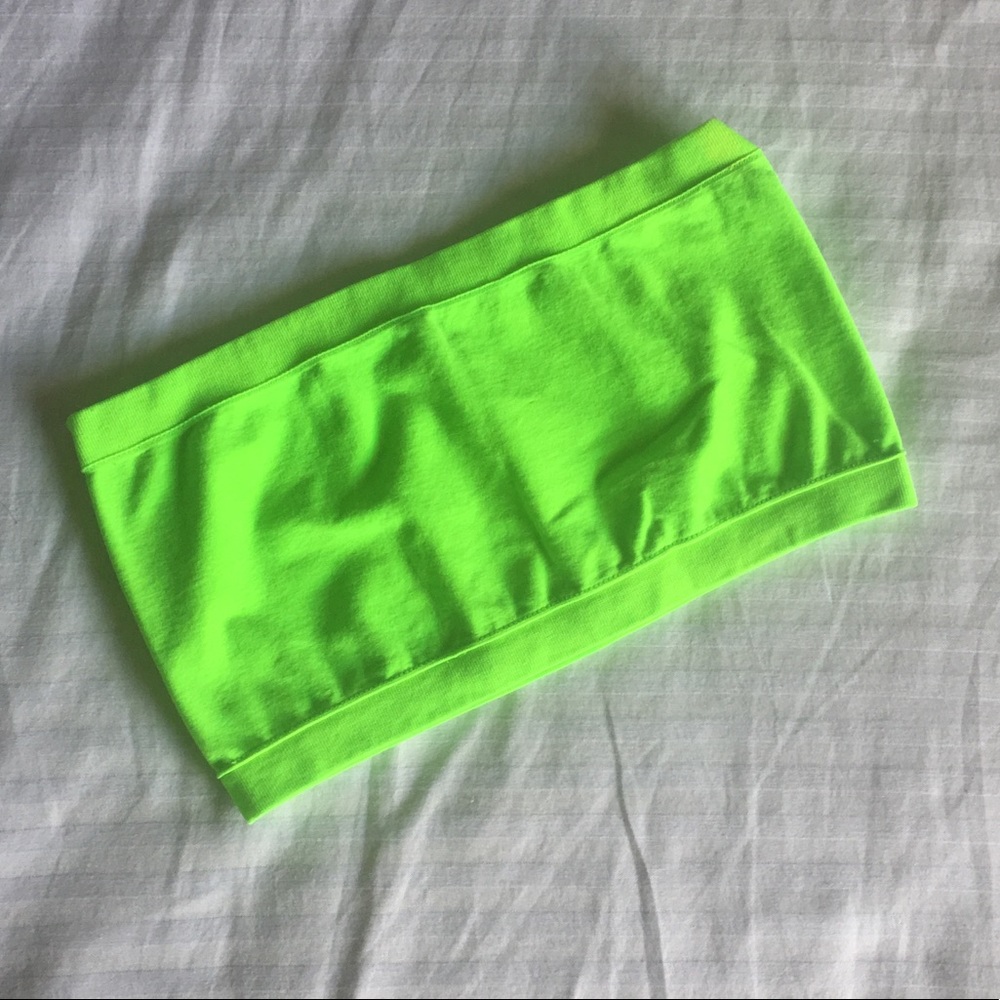 Neon Green Bandeau Top
